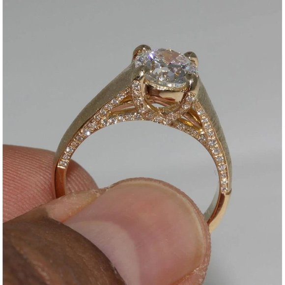 3 Carat Diamonds Finish Micro Pave Ring - Picture 2 of 3